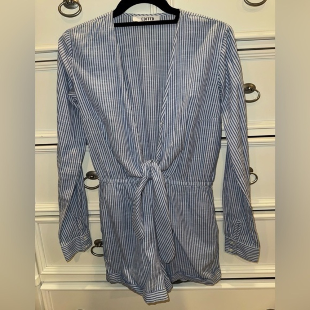 NEW* EDITED Striped Bohemian Romper